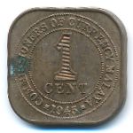 Малайя, 1 цент (1945 г.)