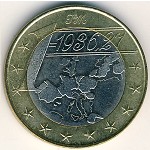 Genoa., 1 euro, 2000