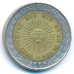 Аргентина, 1 песо (2006 г.)
