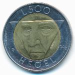 San Marino, 500 lire, 1996
