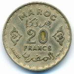 Марокко, 20 франков (1951 г.)