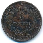 France, 5 centimes, 1897