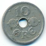 Denmark, 10 ore, 1940