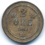 Швеция, 2 эре (1892 г.)