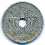 Бельгийское Конго, 10 сентим (1911 г.)