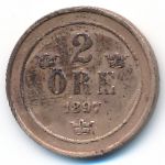 Швеция, 2 эре (1897 г.)