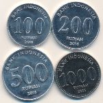 Indonesia, Набор монет, 2016