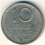 Швеция, 10 эре (1963–1973 г.)