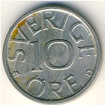 Швеция, 10 эре (1976–1990 г.)