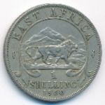 East Africa, 1 shilling, 1950
