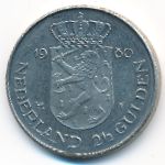 Нидерланды, 2 1/2 гульдена (1980 г.)