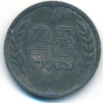 Нидерланды, 25 центов (1941 г.)