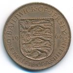 Джерси, 1/12 шиллинга (1964 г.)
