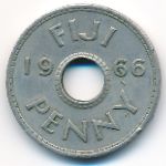 Fiji, 1 penny, 1966