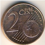 Luxemburg, 2 euro cent, 2002–2020