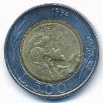 San Marino, 500 lire, 1994