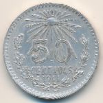 Mexico, 50 centavos, 1919–1945