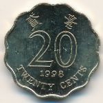 Гонконг, 20 центов (1994–1998 г.)