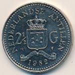 Antilles, 2 1/2 gulden, 1980–1985