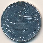 Ватикан, 100 лир (1976 г.)