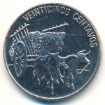 Dominican Republic, 25 centavos, 1991