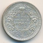 Британская Индия, 1/4 рупии (1943–1944 г.)