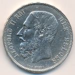 Бельгия, 5 франков (1873 г.)