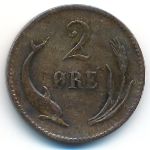 Дания, 2 эре (1875 г.)