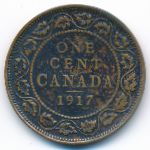 Канада, 1 цент (1917 г.)