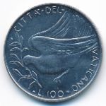 Vatican City, 100 lire, 1974