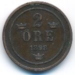 Швеция, 2 эре (1898 г.)