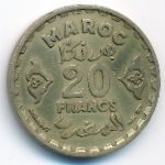 Марокко, 20 франков (1951 г.)