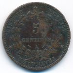 France, 5 centimes, 1896