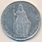Перу, 8 реалов (1841–1852 г.)
