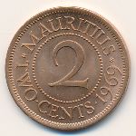 Маврикий, 2 цента (1969–1978 г.)