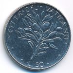 Vatican City, 50 lire, 1973