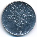 Vatican City, 50 lire, 1973