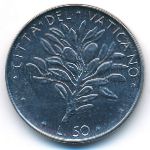 Vatican City, 50 lire, 1973