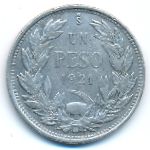 Чили, 1 песо (1921 г.)