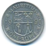 Mauritius, 1 rupee, 1991