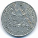 Kenya, 1 shilling, 1968