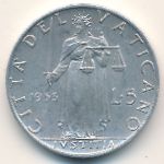 Ватикан, 5 лир (1951&ndash;1955 г.)