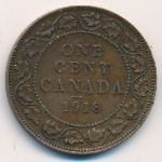 Канада, 1 цент (1918 г.)