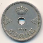 Норвегия, 50 эре (1940 г.)