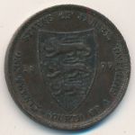 Джерси, 1/24 шиллинга (1877 г.)