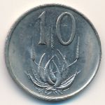 South Africa, 10 cents, 1988