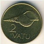 Vanuatu, 2 vatu, 1983–2002
