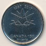 Canada, 50 cents, 2017