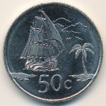 Tokelau, 50 cents, 2017