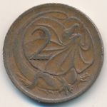 Австралия, 2 цента (1973 г.)